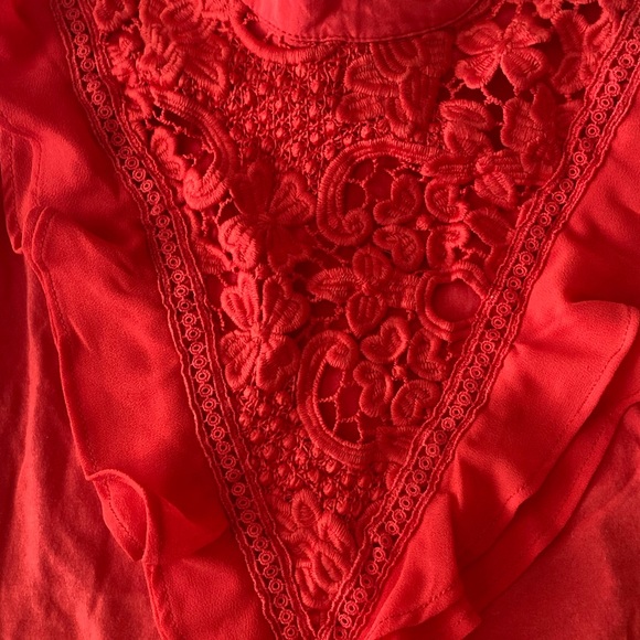 Anthropologie Sleeveless Red Top by Tiny - Picture 3 of 7